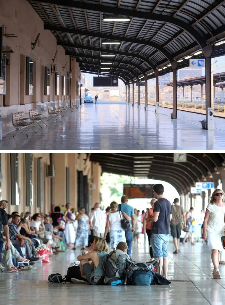 Gužve i žamor na zagrebačkim ulicama zamijenila je ti&scaron;ina