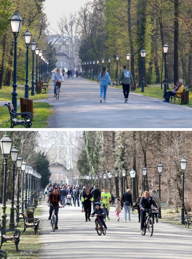 Gužve i žamor na zagrebačkim ulicama zamijenila je ti&scaron;ina