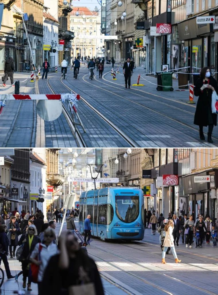 Gužve i žamor na zagrebačkim ulicama zamijenila je ti&scaron;ina