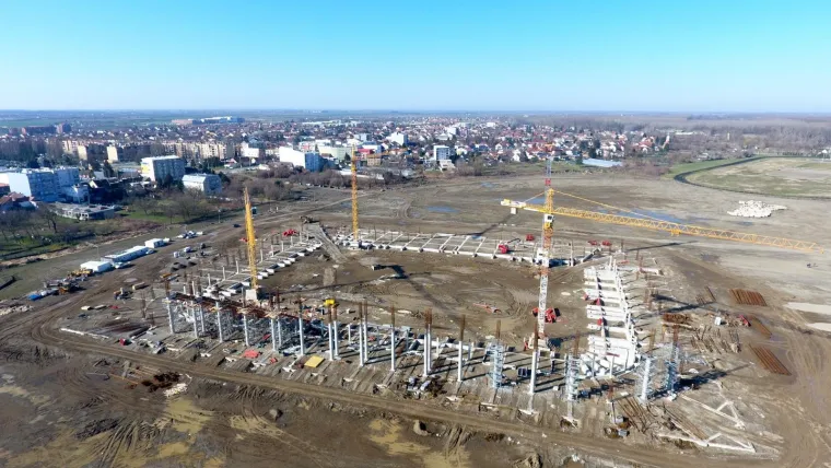OSJEČANI POKAZALI MODRIMA KAKO SE TO RADI: Dok u Zagrebu samo pričaju o novom stadionu, 300 km dalje gradi se punom parom