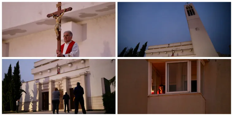 Vjera u doba korone: Pogledajte kako se splitski župnik sna&scaron;ao i blagoslovio vjernike!