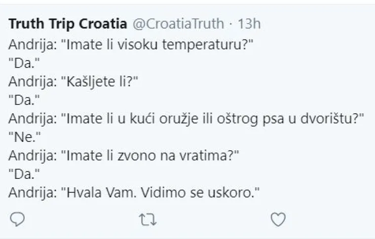 Rastu šale na račun WhatsApp pomoćnika Andrije: 'Bilo bi bolje da je dr.Franjo'