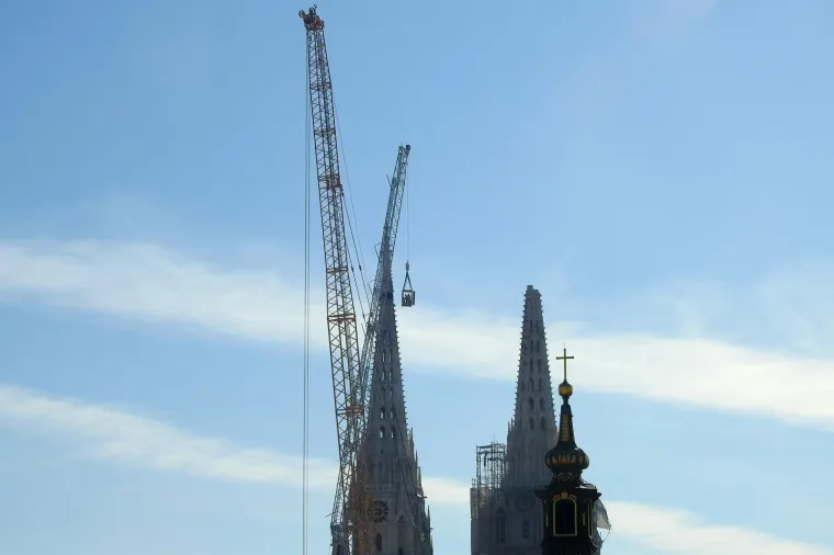Posljednje provjere: Kreće uklanjanje sjevernog tornja zagrebačke katedrale