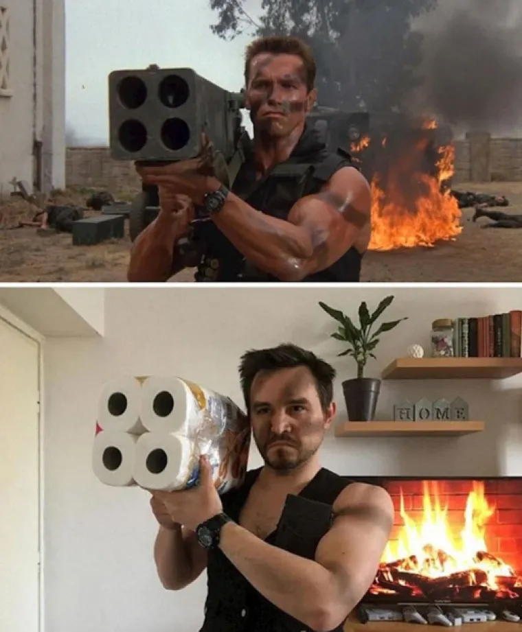 Ovaj par je 'ubio' karantensku dosadu: Rekreirali su scene iz poznatih filmova