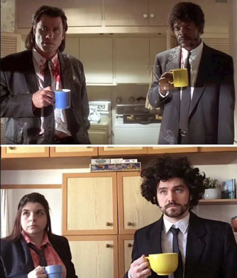 Ovaj par je 'ubio' karantensku dosadu: Rekreirali su scene iz poznatih filmova