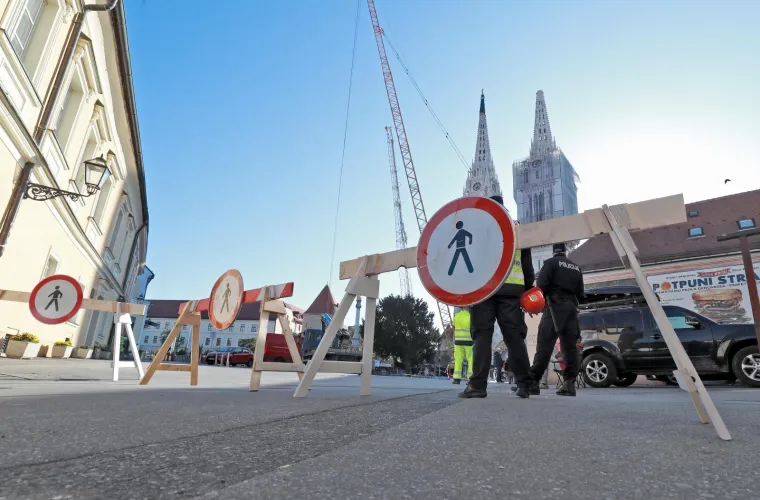 Sve je spremno za uklanjanje sjevernog tornja zagrebačke katedrale