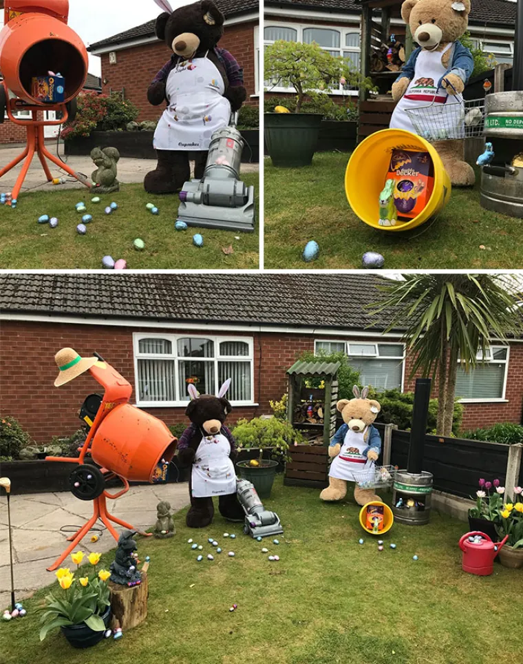 UVESELJAVAJU CIJELO SUSJEDSTVO U KARANTENI: Ted i Ed svaki dan marljivo rade u svom dvori&scaron;tu