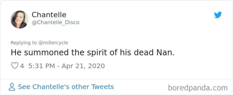 Dozivao je duh svoje pokojne bake