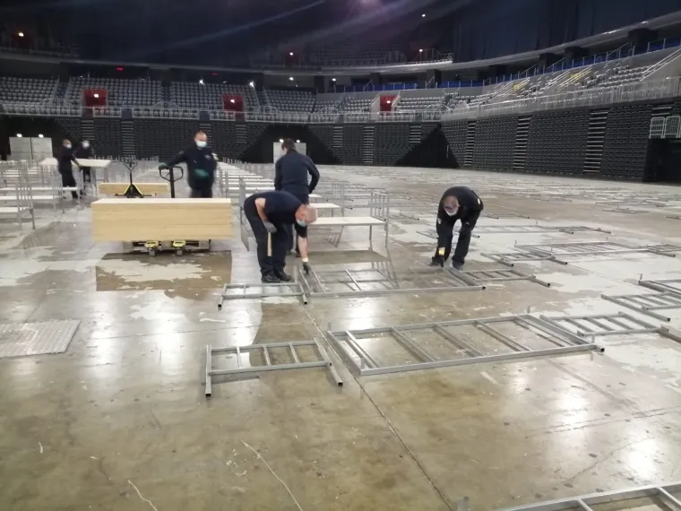 Arena nam nije potrebna: Počela je demontaža jer imamo povoljnu epidemiolo&scaron;ku situaciju