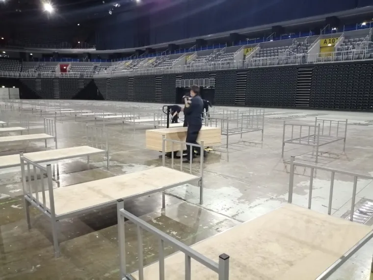 Arena nam nije potrebna: Počela je demontaža jer imamo povoljnu epidemiolo&scaron;ku situaciju