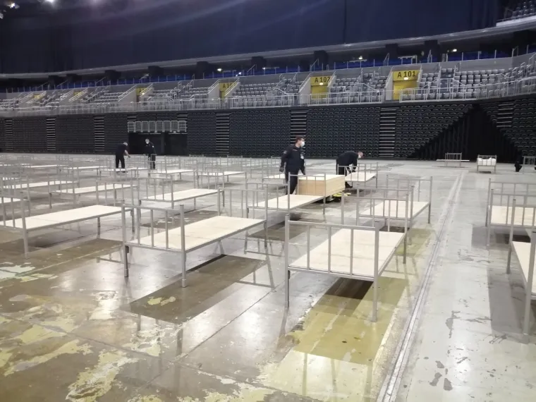 Arena nam nije potrebna: Počela je demontaža jer imamo povoljnu epidemiolo&scaron;ku situaciju