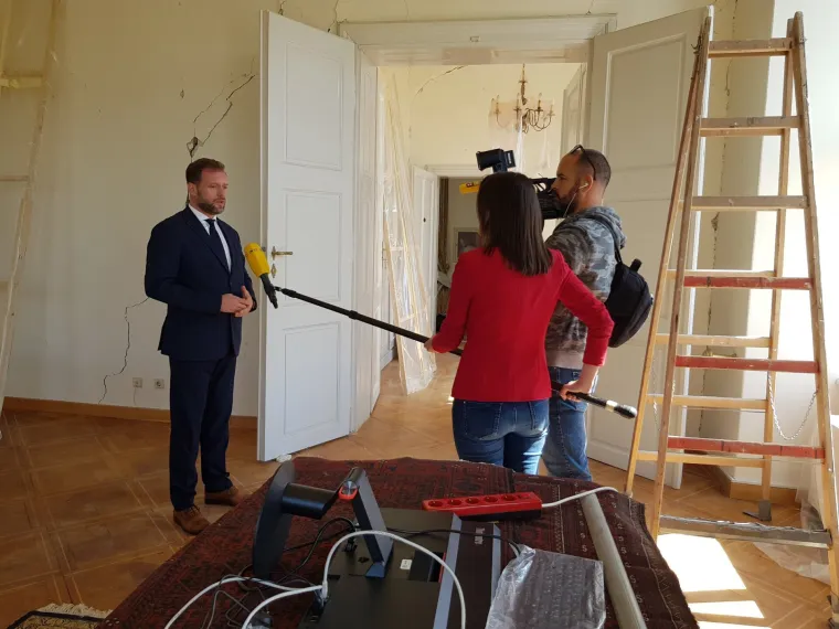 O&scaron;tećena u potresu: Pogledajte kako izgleda rezidencija u Visokoj