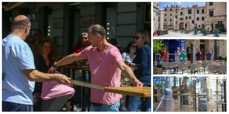 Od ponedjeljka život za mnoge kreće ispočetka: Ugostitelji su subotu iskoristili za pripreme