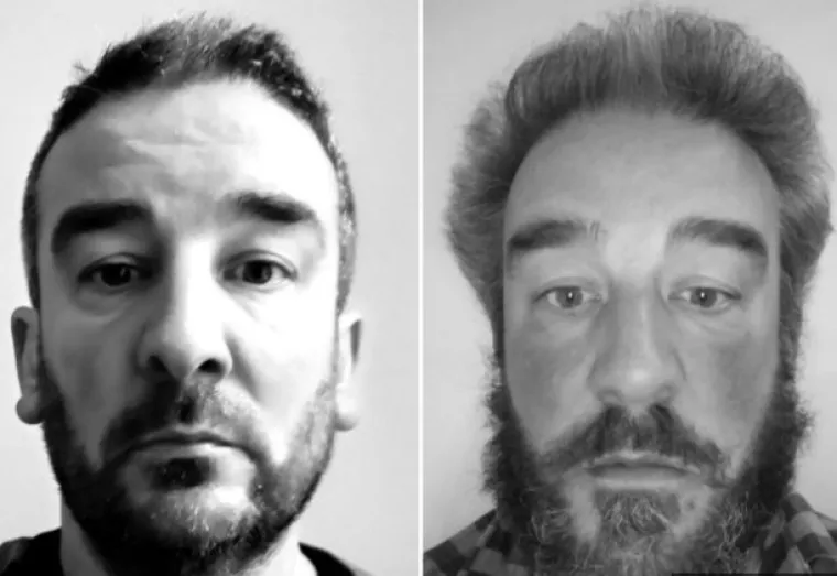 James Spooner (48) priznaje da mu je novi izgled simpatičan. "Nikad nisam imao dugu kosu i pitam se koliko će još narasti ako karantena potraje. Supruga mi kaže da mi kosa raste u vis, a ne prema dolje, što je jako smiješno. Volim svoju dužu bradu jer vješto skriva podbratke", objasnio je za BBC,