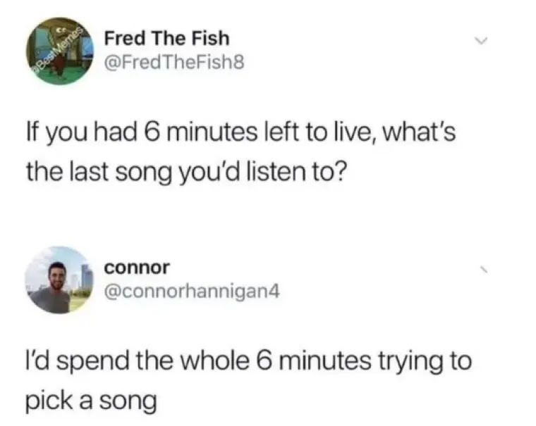 I vi imate plejlistu za sve životne prilike?