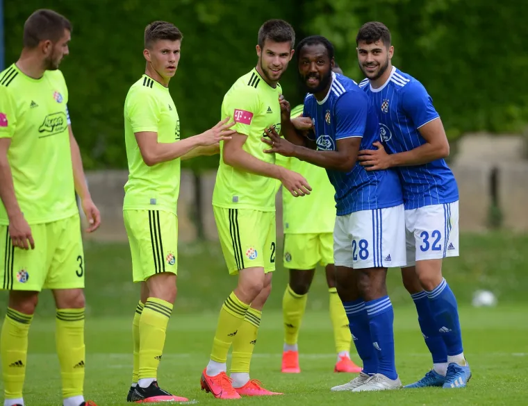 15.05.2020., Stadion Maksimir, Zagreb - Odrzana trening utakmica prve momcadi GNK Dinamo Zagreb na pomocnom terenu Hitrec Kacijan.Photo: Marko Prpic/PIXSELL
