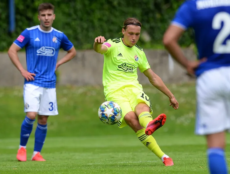 15.05.2020., Stadion Maksimir, Zagreb - Odrzana trening utakmica prve momcadi GNK Dinamo Zagreb na pomocnom terenu Hitrec Kacijan.Photo: Marko Prpic/PIXSELL