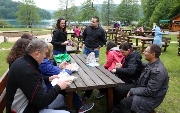 Gužva na Plitvičkim jezerima