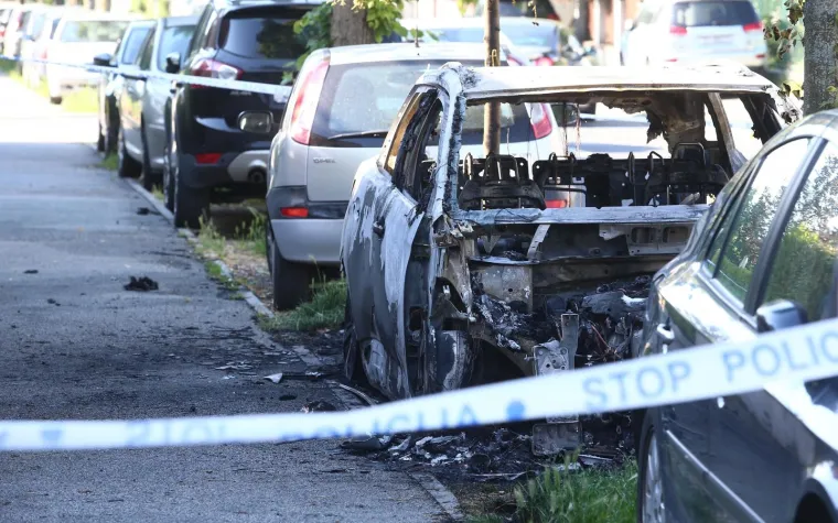 Eksplodirao automobil na zagrebačkom Srebrnjaku, susjedi užasnuti: 'Čuli smo detonacije'