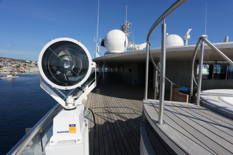 21.05.2020., Rijeka - Polarni kruzer Scenic Eclipse izgrađen u brodogradilistu Uljanik za australsku Scenic Grupu. Photo: Goran Kovacic/PIXSELL