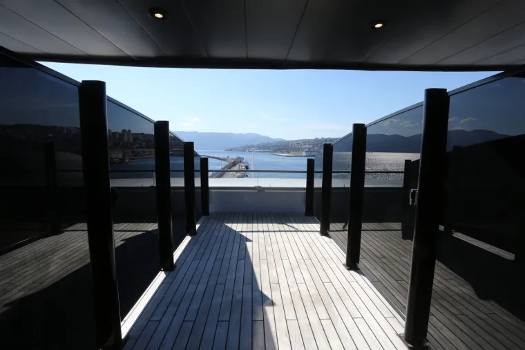 21.05.2020., Rijeka - Polarni kruzer Scenic Eclipse izgrađen u brodogradilistu Uljanik za australsku Scenic Grupu. Photo: Goran Kovacic/PIXSELL