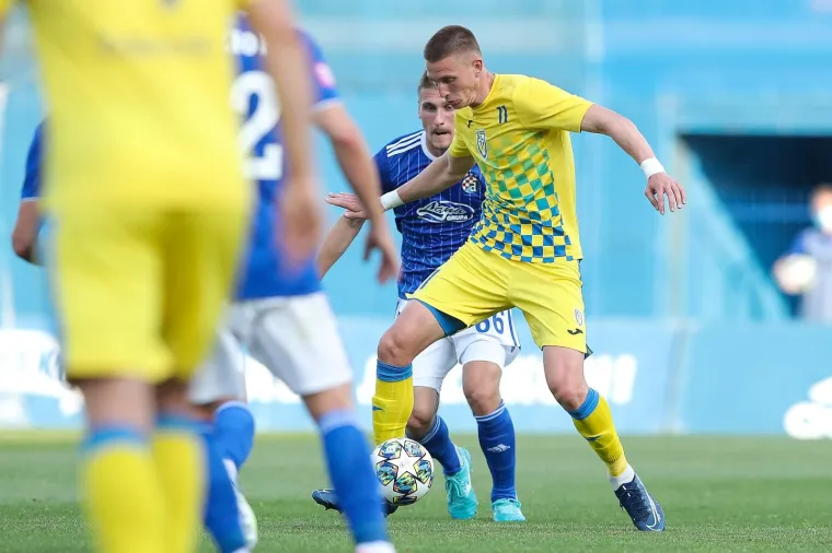 29.05.2020., Stadion Maksimir, Zagreb - Prijateljska utakmica, GNK Dinamo – NK Inter Zapresic pred praznim tribinama. Ivan Mamut
Photo: Goran Stanzl/PIXSELL