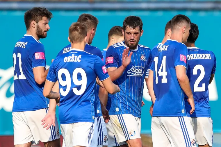 29.05.2020., Stadion Maksimir, Zagreb - Prijateljska utakmica, GNK Dinamo – NK Inter Zapresic pred praznim tribinama. 
Photo: Goran Stanzl/PIXSELL