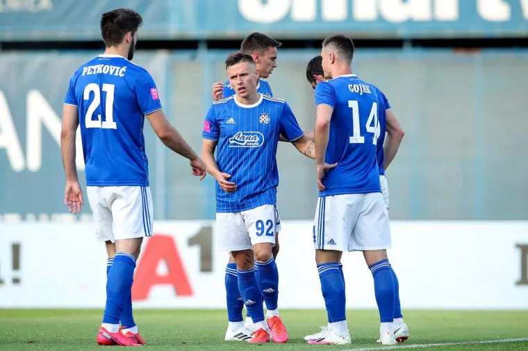 29.05.2020., Stadion Maksimir, Zagreb - Prijateljska utakmica, GNK Dinamo &ndash; NK Inter Zapresic pred praznim tribinama. Damian Kadzior. 
Photo: Goran Stanzl/PIXSELL