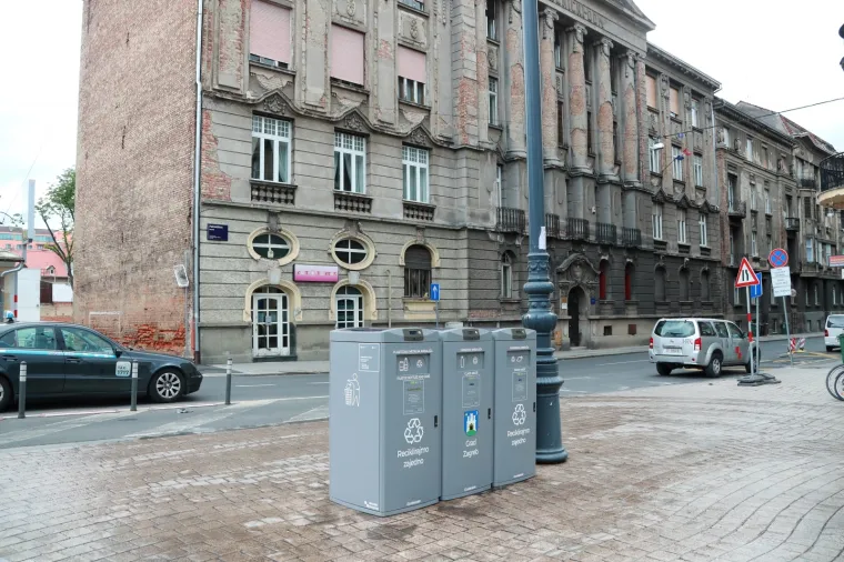 Zagreb dobio pametne spremnike otpada: Otvaraju se na senzore, a aplikacijom su povezani s 'komunalcima'