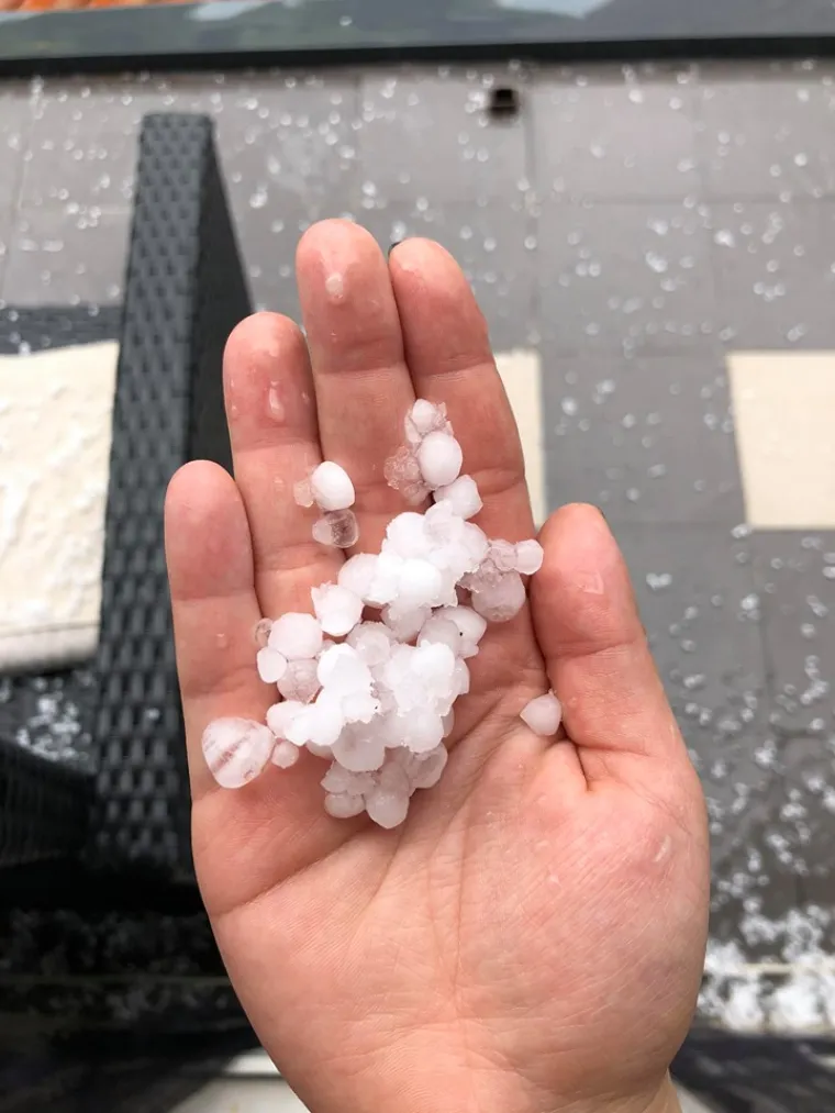 Grmljavinsko nevrijeme poharalo Međimurje: Puhao je jak vjetar, pala je i tuča