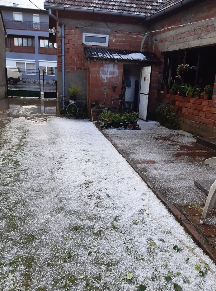 Grmljavinsko nevrijeme poharalo Međimurje: Puhao je jak vjetar, pala je i tuča