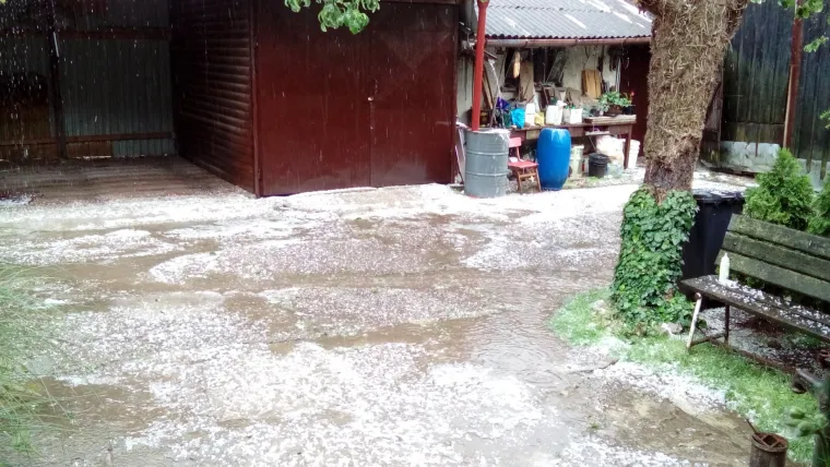 Grmljavinsko nevrijeme poharalo Međimurje: Puhao je jak vjetar, pala je i tuča