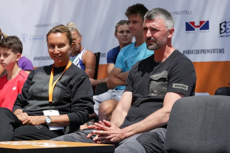Iva Majoli i Goran Ivanišević