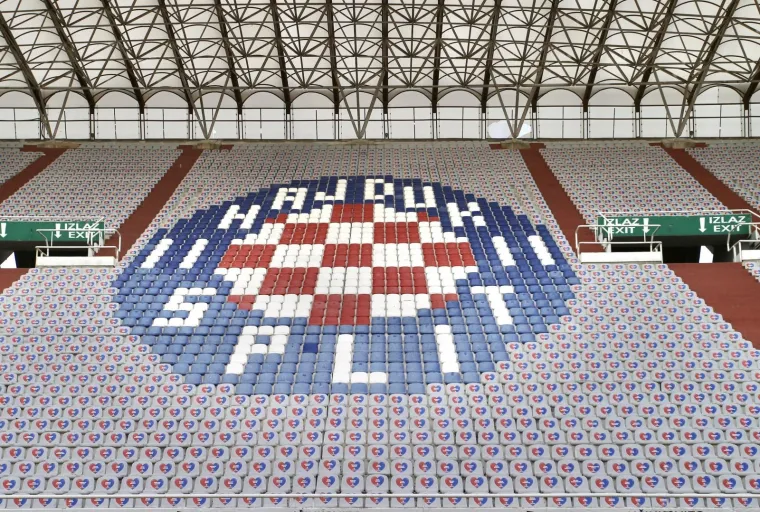 05.06.2020., stadion Poljud, Split - Hrvatski Telekom Prva liga, 27. kolo, HNK Hajduk -NK Inter Zapresic. Atmosfera peije pocetka utakmice.
Photo: Ivo Cagalj/PIXSELL