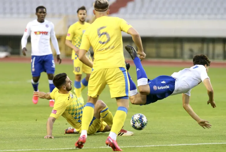 05.06.2020., stadion Poljud, Split - Hrvatski Telekom Prva liga, 27. kolo, HNK Hajduk -NK Inter Zapresic. Stjepan Vego
Photo: Ivo Cagalj/PIXSELL