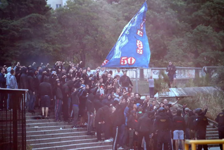 05.06.2020., stadion Poljud, Split - Hrvatski Telekom Prva liga, 27. kolo, HNK Hajduk -NK Inter Zapresic. 
Photo: Ivo Cagalj/PIXSELL