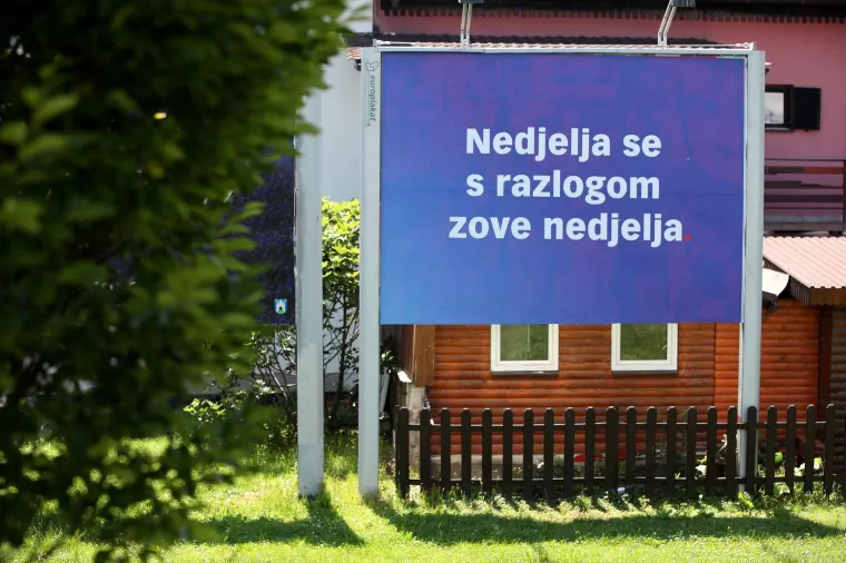 06.06.2020., Zagreb - Plakati koji pozivaju gradjane da izadju na parlamentarne izbore koji ce se odrzati 05. srpnja.
Photo: Igor Kralj/PIXSELL