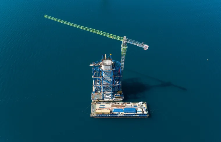 Pelje&scaron;ki most napreduje iz dana u dan: Pogledajte kako to izgleda iz zraka