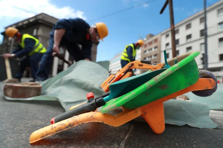 Petek ismijao Bandića: Na Trgu hrvatskih velikana počeli radovi na izgradnji podzemne željeznice