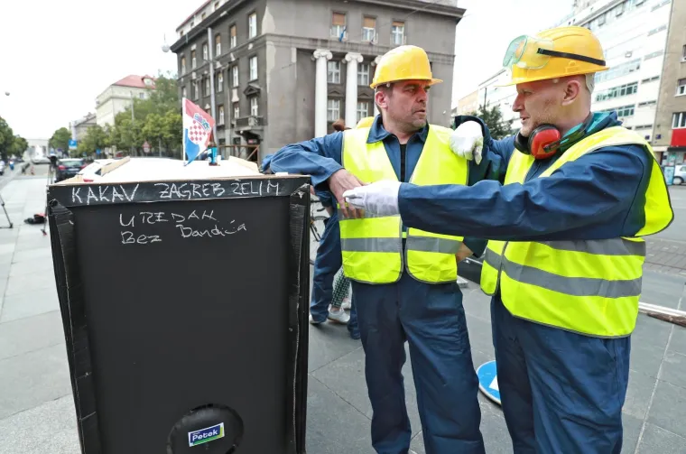 Petek ismijao Bandića: Na Trgu hrvatskih velikana počeli radovi na izgradnji podzemne željeznice