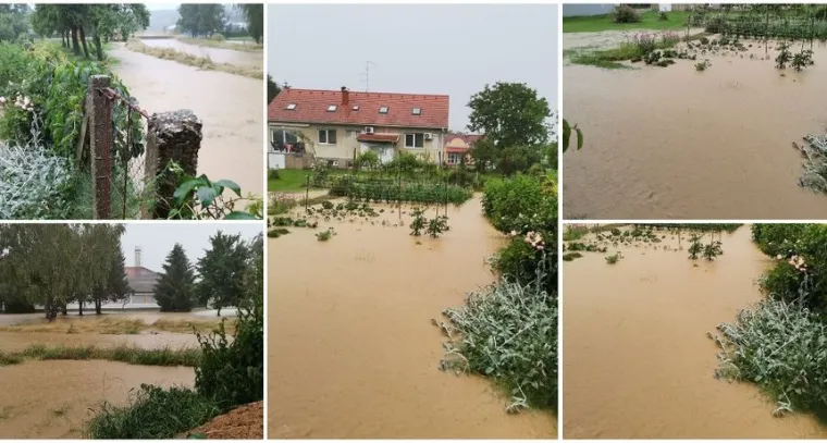 Izlila se Trnava u Međimurju, poplavljeni vrtovi i dvori&scaron;ta: Ljudi očajni - sve im uni&scaron;teno