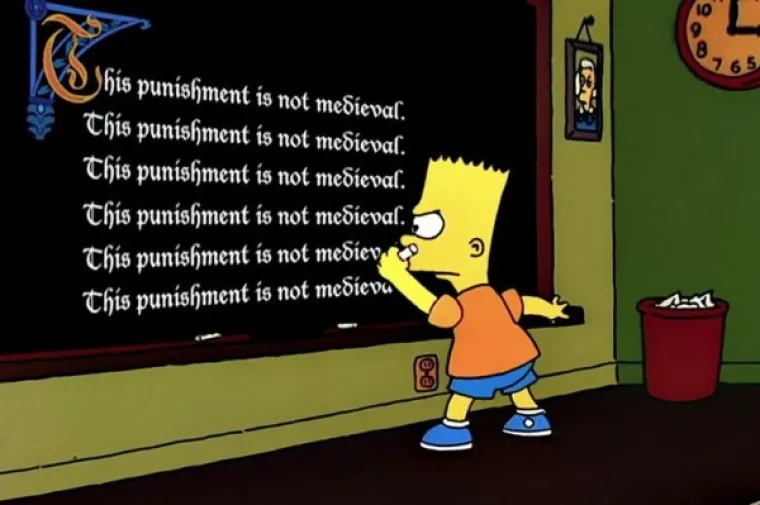 SJEĆATE LI SE SVIH BARTOVIH ŠKRABOTINA NA PLOČI? Ako vas ovo ne uvjeri da Simpsoni vide u budućnost, onda vam nema pomoći