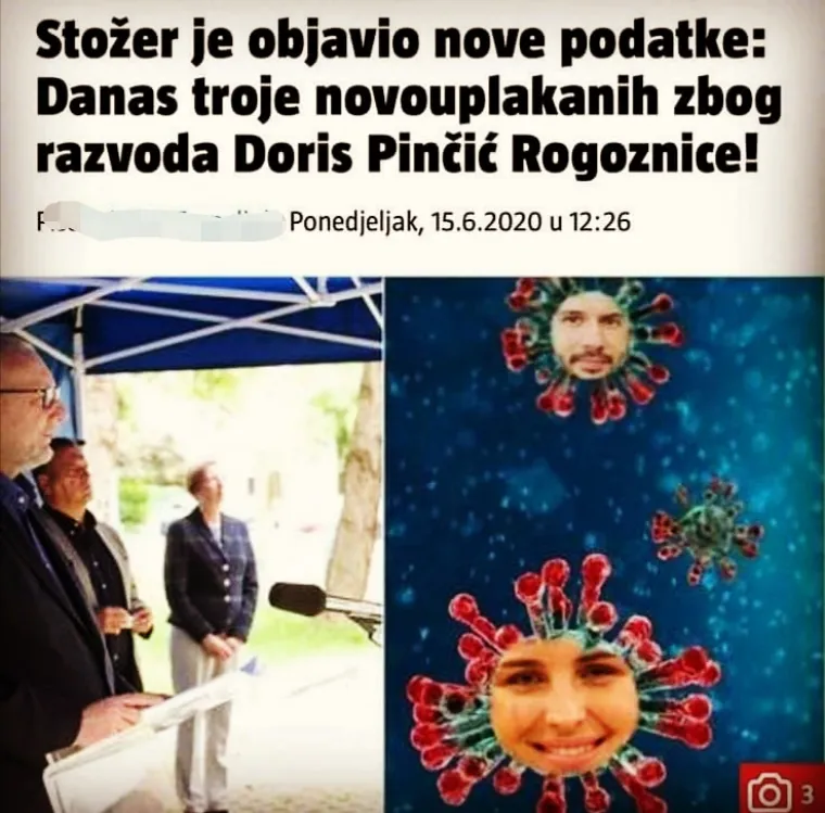 Većina se složila: Ovo su najsmje&scaron;niji memovi o razvodu Doris Pinčić