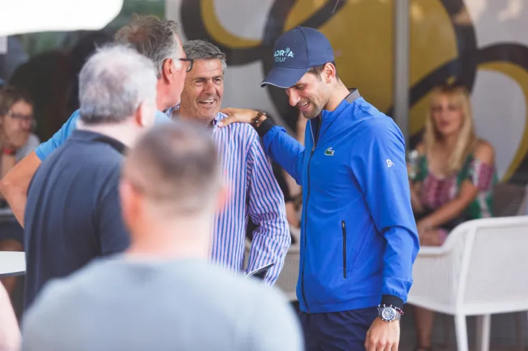 16.06.2020 Zadar - Novak Djokovic obisao je terene na zadarskom Visnjiku gdje ce se igrati Adria Tour. Photo: Marko Dimic/PIXSELL