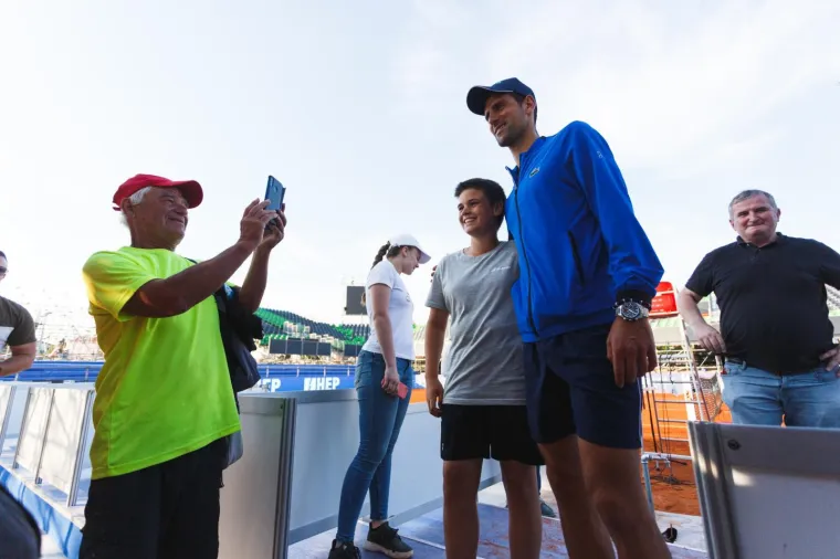 16.06.2020 Zadar - Novak Djokovic obisao je terene na zadarskom Visnjiku gdje ce se igrati Adria Tour. Photo: Marko Dimic/PIXSELL