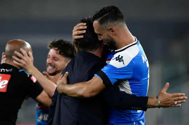 [FOTO] LETI, LETI GENNARO GATTUSO: Pogledajte veliko napuljsko slavlje u Rimu