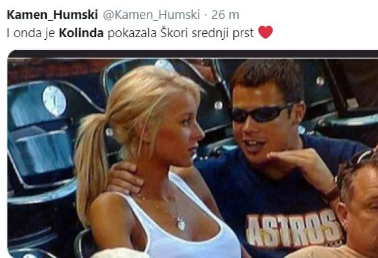 Mreže gore zbog Kolindinog prsta: "&Scaron;utila je o pravima žena, pjevala s njim"