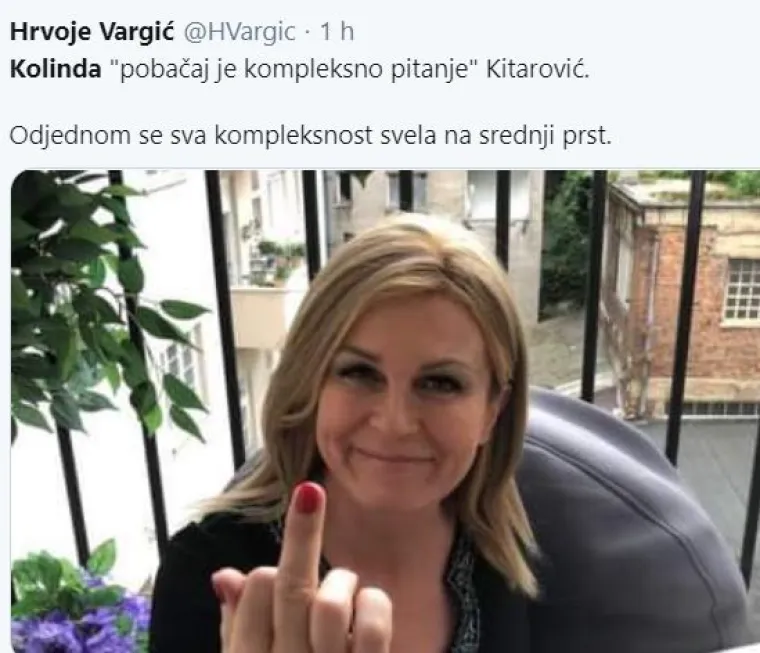 Mreže gore zbog Kolindinog prsta: "&Scaron;utila je o pravima žena, pjevala s njim"