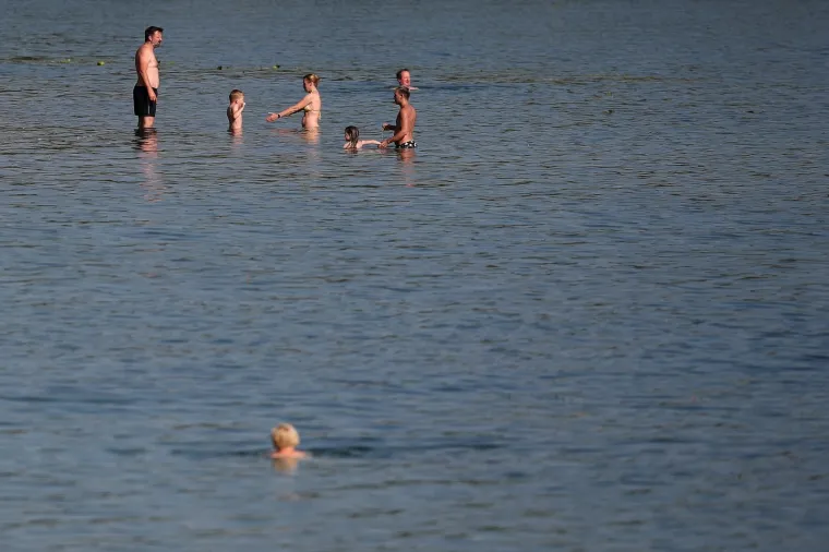 Spas od vrućina na zagrebačkom jezeru Jarun