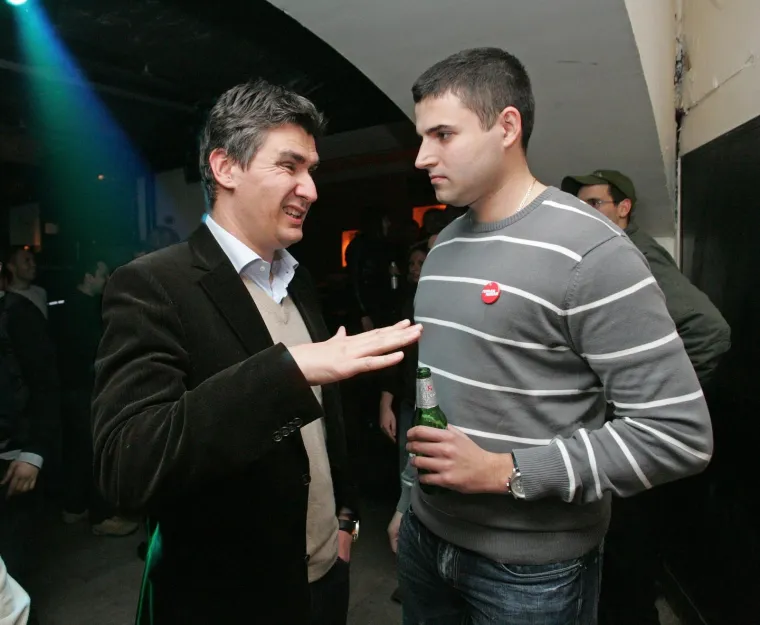 Biv&scaron;i i sada&scaron;nji predsjednik SDP-a. Zoran Milanović u dru&scaron;tvu Davora Bernardića 2007. godine.
